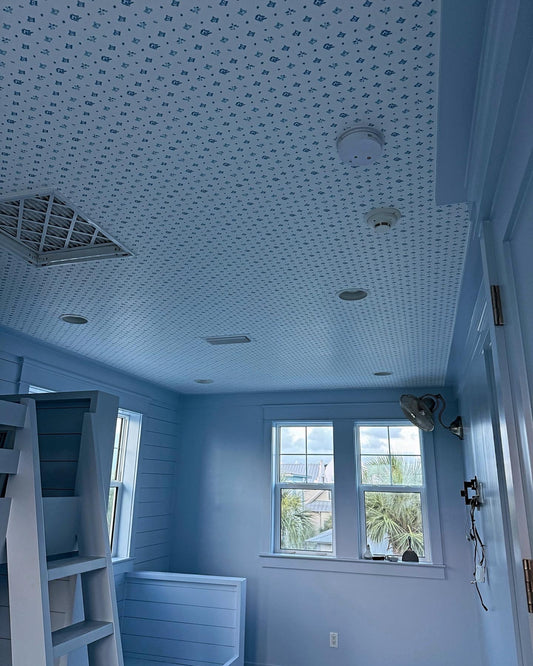 Rosemary Beach Wallpaper on Ceiling