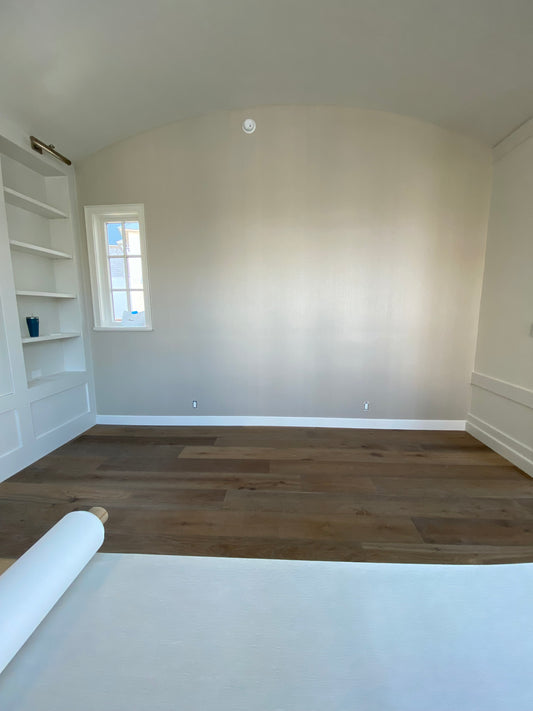 Master bedroom headboard wall