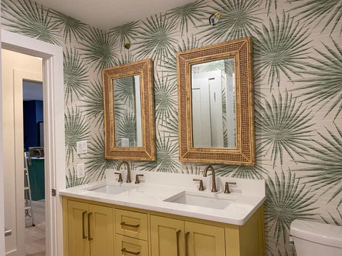 Tracey Interior Installation – Natural Art Wallcover and Painting