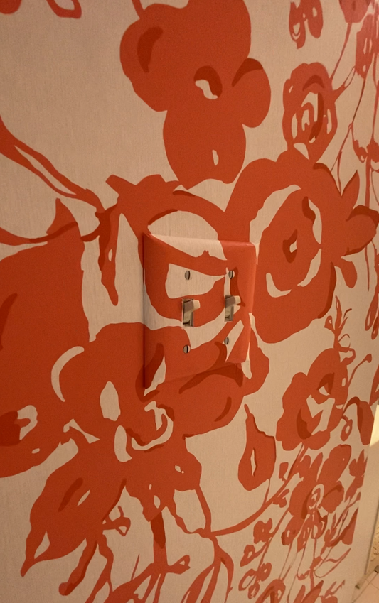 Not your grandmother’s floral wallpaper
