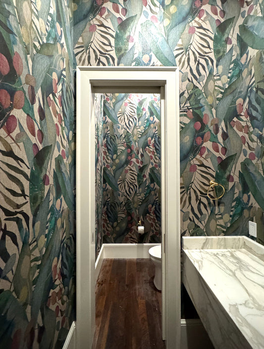 Fun bathroom transformation!